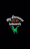 My Dinosaur Ate My Homework