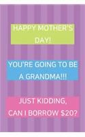 Happy Mother's Day! You're Going To Be A Grandma!!! Just Kidding, Can I Borrow $20?