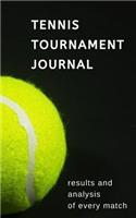 Tennis Tournament Journal