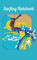 Surfing Notebook: Surfing Notebook, Journal, Or Diary Gift (110 Pages 6"x 9")