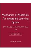 Mechanics of Materials: An Integrated Learning System, 4e Epub Reg Card with Wileyplus Card Set