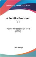 A Politikai Irodalom V1