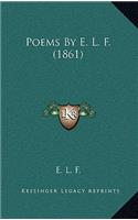 Poems By E. L. F. (1861)