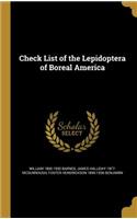 Check List of the Lepidoptera of Boreal America