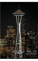 Seattle, Wa, Us Notebook: 150 Page Notebook Journal Diary