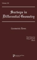 Geometric Flows, Volume 12