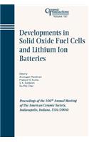 Developments in Solid Oxide Fuel Cells and Lithium Ion Batteries