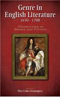 Genre in English Literature, 1650-1700