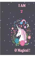 Unicorn Journal I am 7 & Magical!