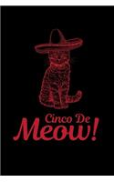 Cinco de Meow!: Dream Journal - 6"x9" - 120 pages - Dream Recording Notebook - Matte Cover