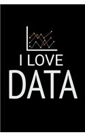 I Love Data: Daily Planner: Gift For Computer Data Science Related People.