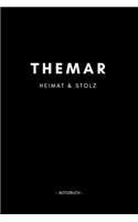 Themar: Notizbuch / Notizblock A5 Punktraster - 120 Seiten Notizblock / Journal / Notebook für deine Stadt