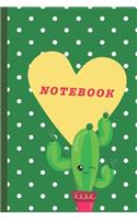 Notebook: Succulents Journal Cactus Indoor Garden - Succulent - Feather - Cacti Nature - Prairie - Hardy Radial Spines - Gift for Cactus Lovers