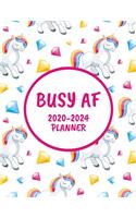 Busy AF 2020-2024 Planner