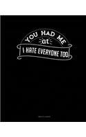 You Had Me At I Hate Everyone Too: Menu Planner