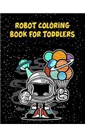 Robot Coloring Book For Toddlers