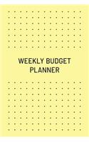 Weekly Budget Planner: Undated, Original Business Style, Organize Notes, Ideas, Follow Up, Project Management, 6" x 9" - 110 Pages - Durable Soft Cover