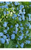 Springtime Forget Me Not Meadow Journal: Take Notes, Write Down Memories in this 150 Page Lined Journal
