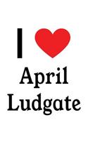 I Love April Ludgate: April Ludgate Designer Notebook