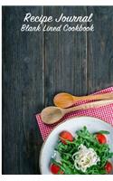 Recipe Journal Blank Lined Cookbook
