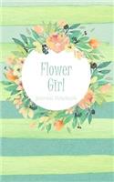 Flower Girl Journal Notebook