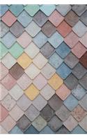 Pastel Colored Scale Tiles Notebook