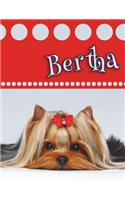 Bertha: Personalized Address Book, Large Print, 8 1/2 X 11: Personalized Address Book, Large Print, 8 1/2 X 11