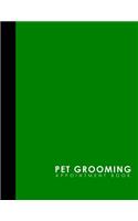 Pet Grooming Appointment Book