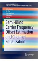 Semi-Blind Carrier Frequency Offset Estimation and Channel Equalization