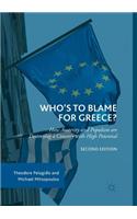 Who's to Blame for Greece?