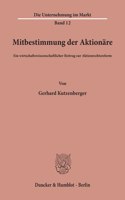 Mitbestimmung Der Aktionare