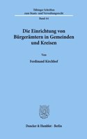 Die Einrichtung Von Burgeramtern in Gemeinden Und Kreisen