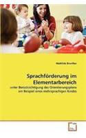 Sprachförderung im Elementarbereich