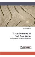 Trace Elements in Soil Pore Water