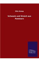 Schwank Und Streich Aus Pommern