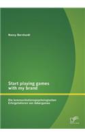 Start playing games with my brand