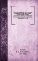 newest keepsake for 1840 : containing the best account of the march of mind, together with the speeches, circumstances, and doings of the Trundle-bed Convention in session at the Marlboro Chapel, January 8, 1840