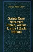 Scripta Quae Manserunt Omnia, Volume 4, issue 3 (Latin Edition)