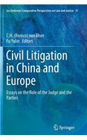 Civil Litigation in China and Europe