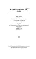 Reauthorization of the Head Start Program