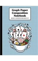 Graph Paper Composition Notebook Quad Rule 5x5 Grid Paper - 150 Sheets (Large, 8.5 x 11")