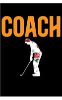 Coach: Cool Gym Trainer Journal Notebook - Gifts Idea for Gym Trainer Notebook for Men & Women.