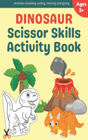 Dinosaur Scissor Skills Activity Book