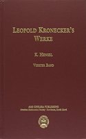 Leopold Kronecker's Werke, Part 4