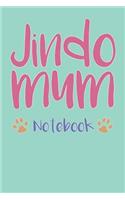 Jindo Mum Composition Notebook of Dog Mum Journal