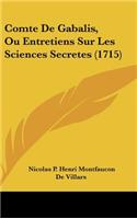 Comte De Gabalis, Ou Entretiens Sur Les Sciences Secretes (1715)
