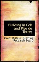 Building in Cob and Pise de Terre