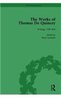 The Works of Thomas De Quincey, Part I Vol 1
