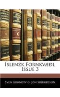 Islenzk Fornkvaeoi, Issue 3