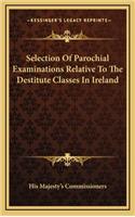 Selection of Parochial Examinations Relative to the Destitute Classes in Ireland